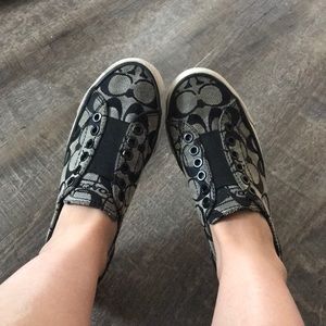 Coach slip ons shoes